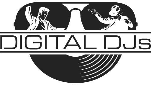 DIGITAL DJs Logo Gold auf Transparenz © 2026 by nosrati.at